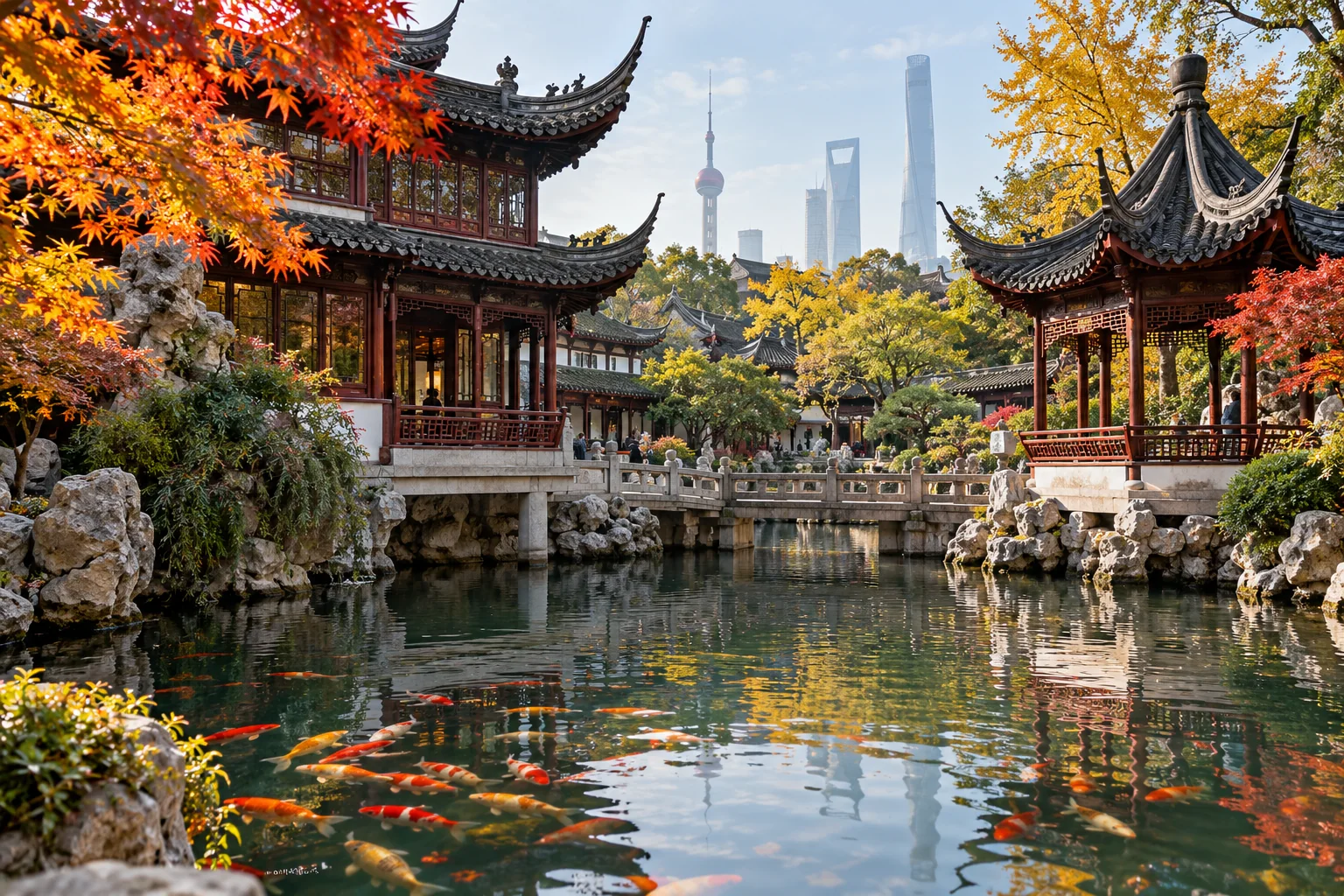Giardino Yu a Shanghai, immagine illustrativa