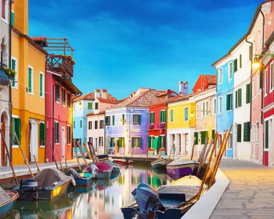 Case colorate dell’isola di Burano