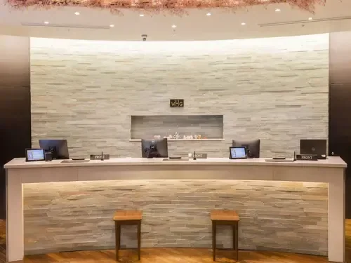 Reception dell’hotel