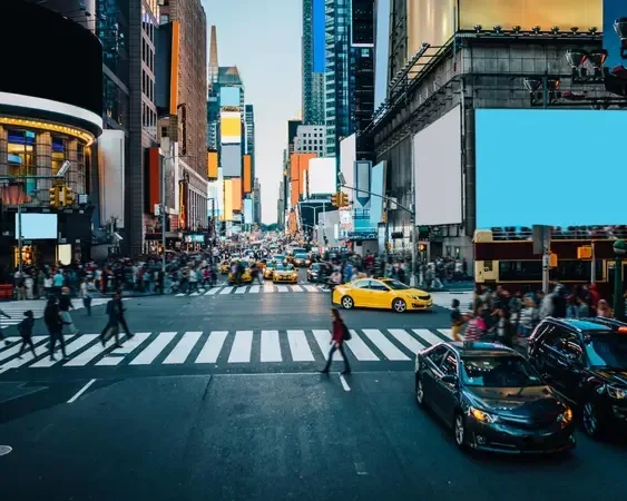 Vita di strada a Manhattan