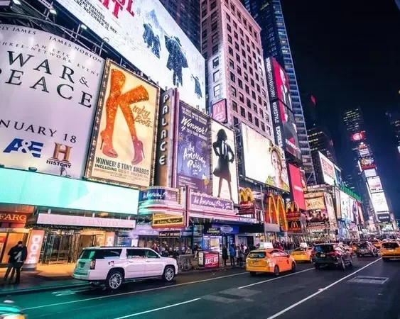 Times Square illuminata
