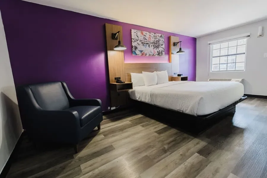 Una camera dell’hotel